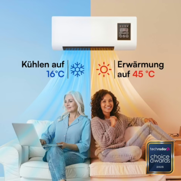 Coolizi Portable AC — umschaltbare mobile Klimaanlage zum Heizen und Kühlen